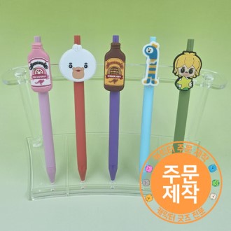 pvc캐릭터 파스텔러버-일반젤심볼펜 // 주문제작